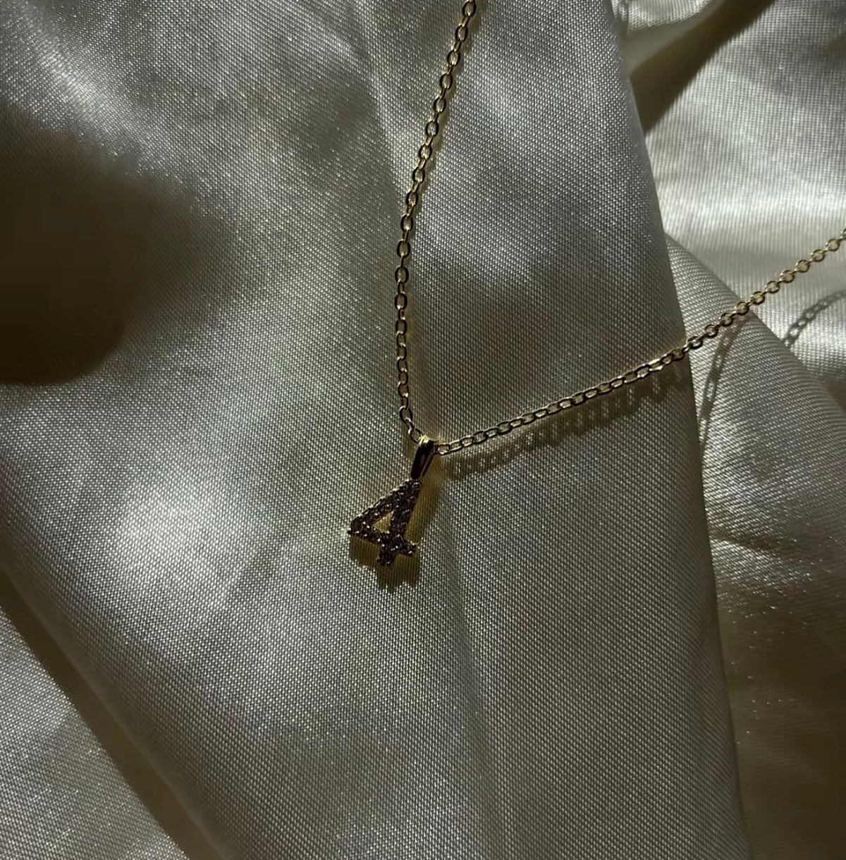 F1 inspired dainty necklace