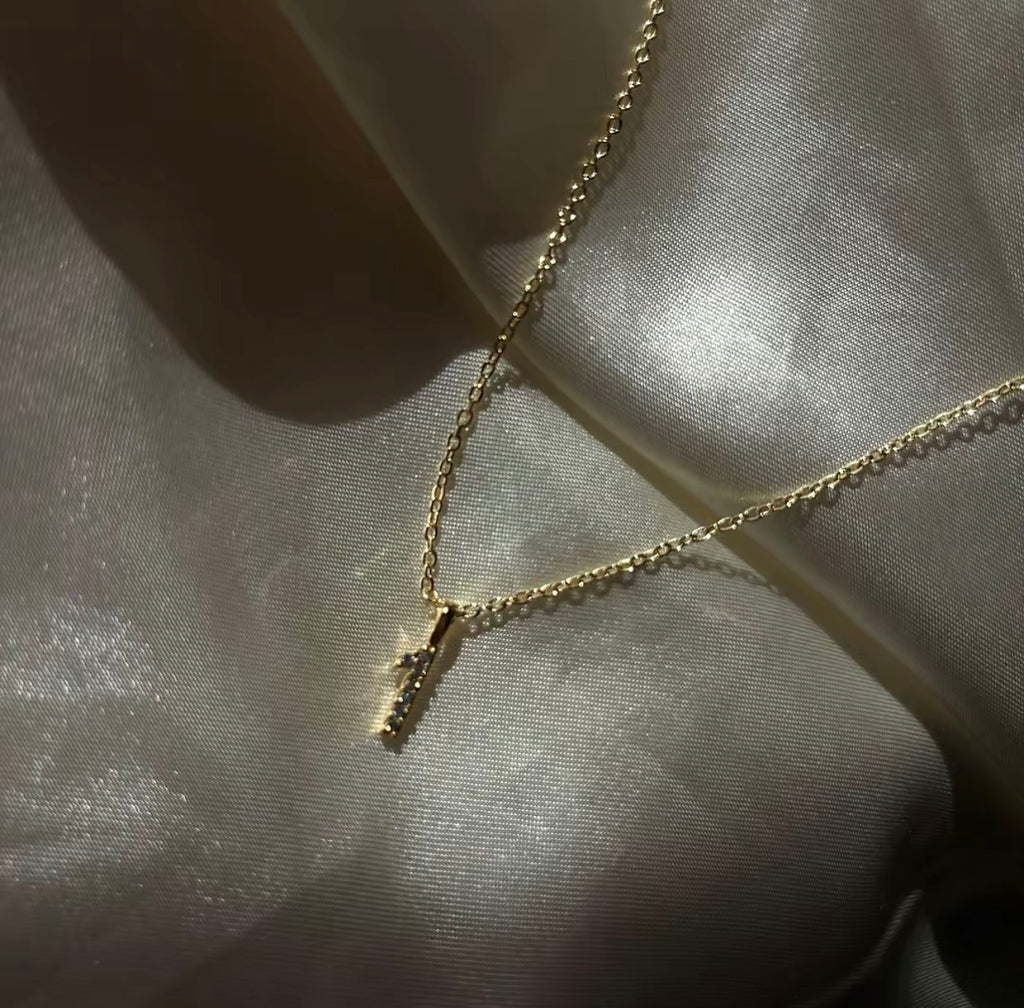 F1 inspired dainty necklace