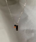 F1 stamp tag necklace